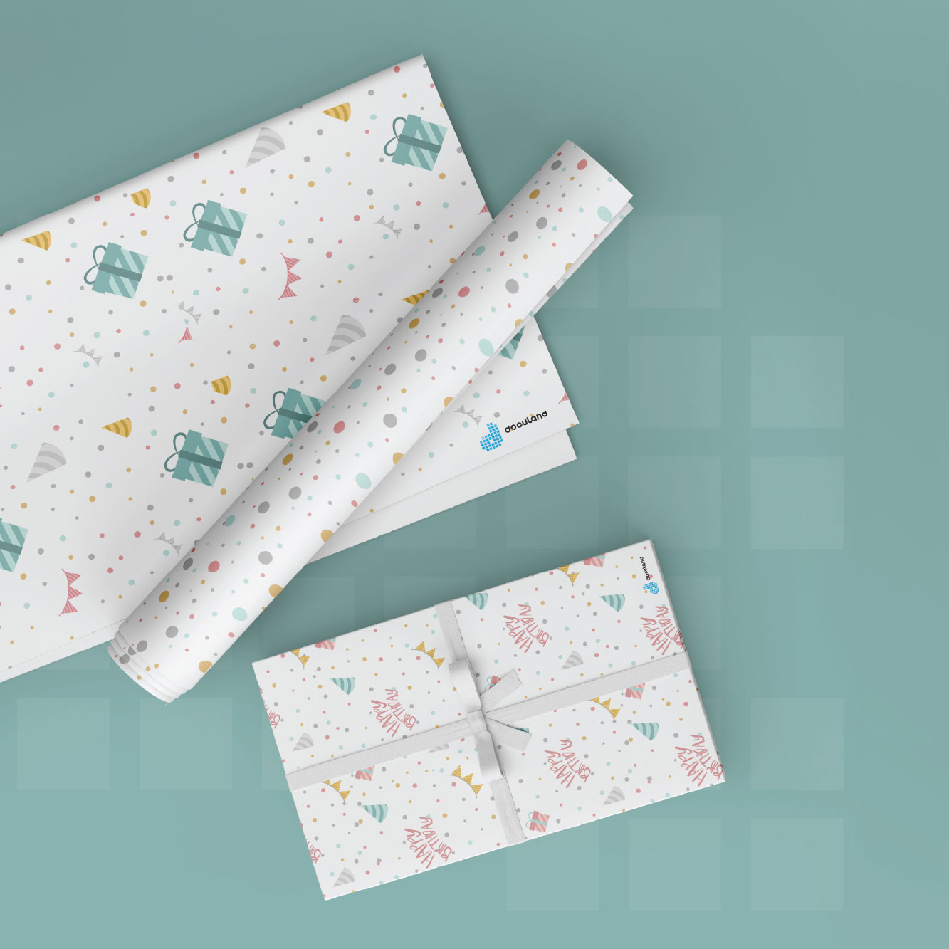 Custom Wrapping Paper Sheets