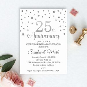 Anniversary Invitation Cards