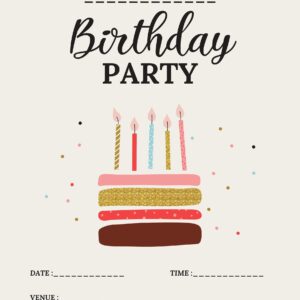 Birthday Invitation Cards