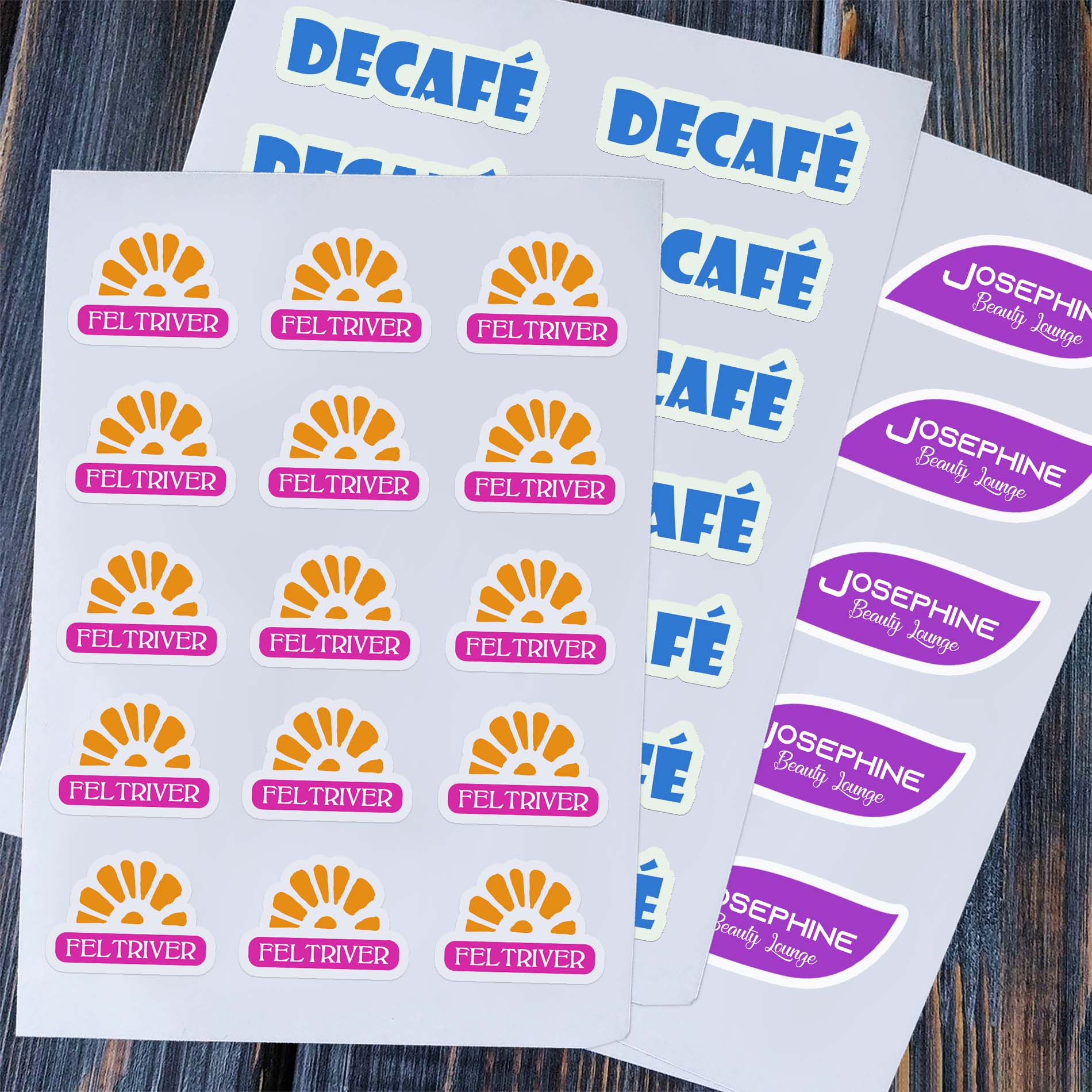 Die-Cut Sheet Labels