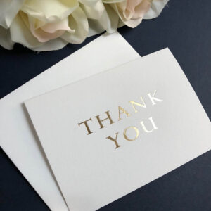 Foil Thank You Cards