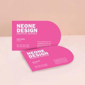 Half-Circle Business Cards