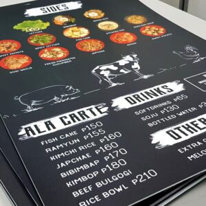 Food Menu Boards