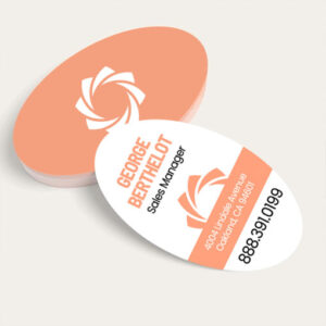 Oval Business Cards