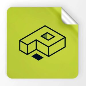 Rounded corner stickers