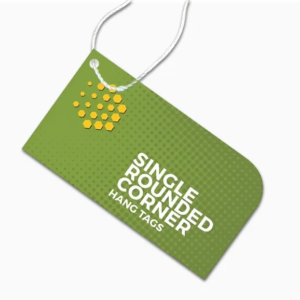 Single Rounded Corner Hang Tags
