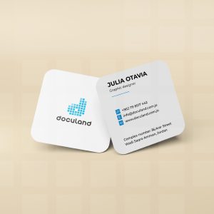 Square Rounded Corner Business Cards